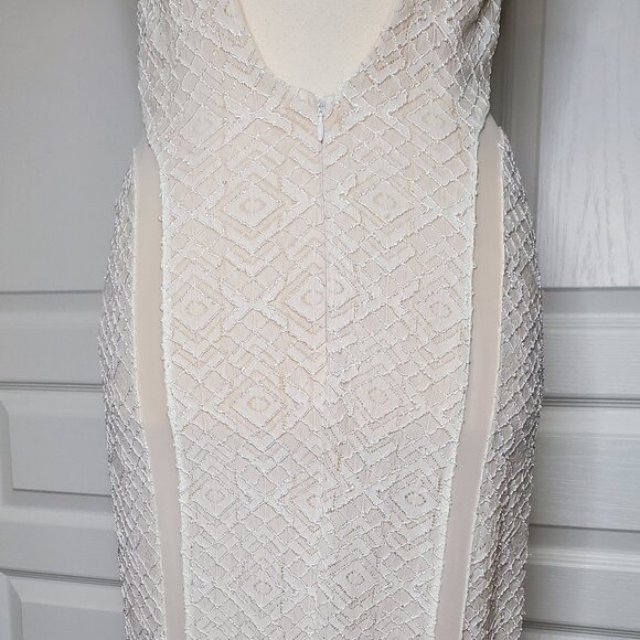 Guess Maxi Dress Cream Size S - Picture 5 of 7